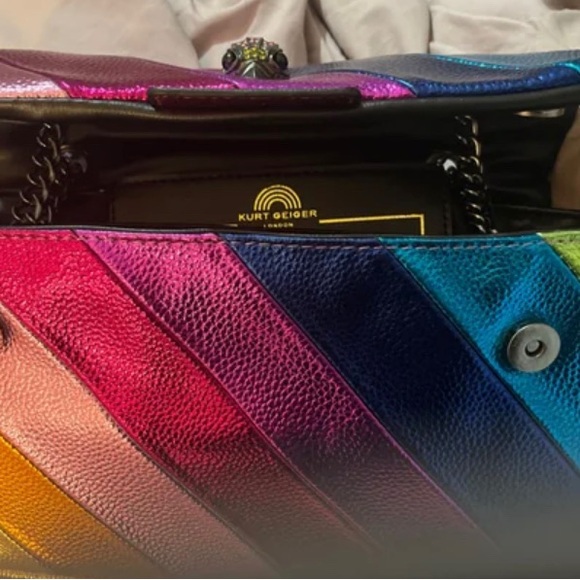 Kurt Geiger Leather Handbag New 11”x7”x3” - Picture 6 of 10